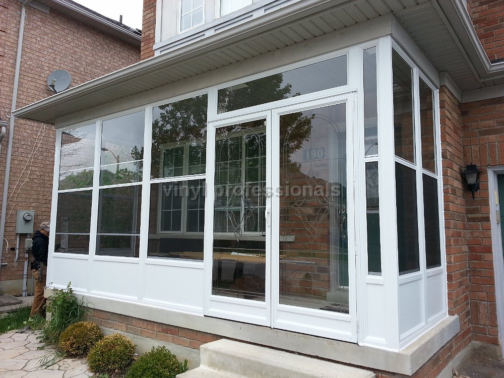 20130523_154930 porch enclosure with raised kickplates , double door. Get a free quote now